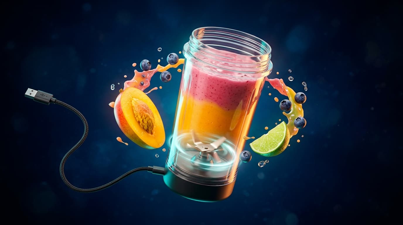 Portable USB blender — TikTok viral trend for summer fitness 2026
