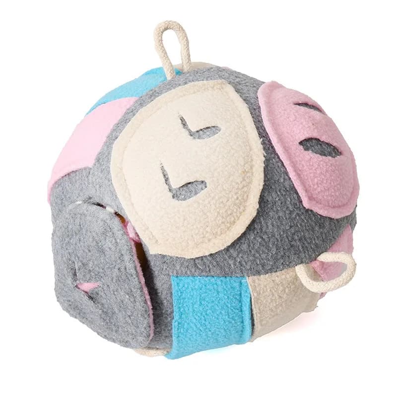 Dog Puzzle Toy Interactive Snuffle Ball Chew Treat Dispenser Slow Feeder Sound Toy Pet Enrichment Stress Relief Dogs Puppies
