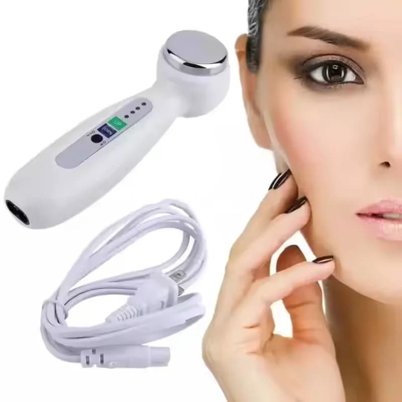 Ultrasonic Facial Cleaner Massager LED Skin Care Tools Face Lift Beauty Care Device