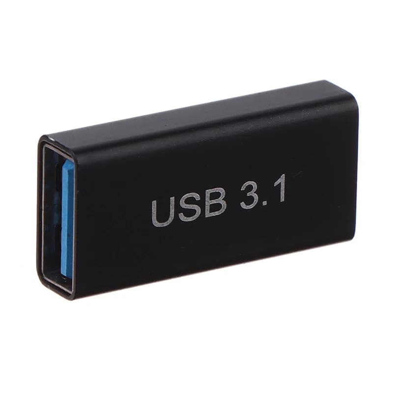 USB 3.0 Coupler Female To USB Type C Female Straight Converter Adapter Speed USB3.0 Type-C Extender Connection Converter