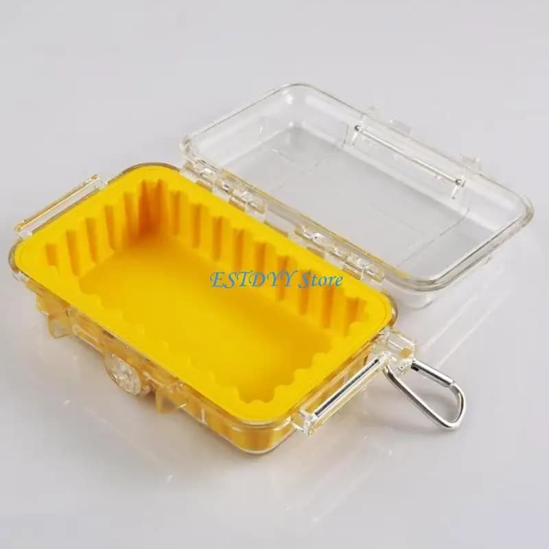 G6DE Weather Resistant Outdoor Storage Box Fishing Tackle Tool Survival Airtight Case for Protecting Camping and Hiking Gears