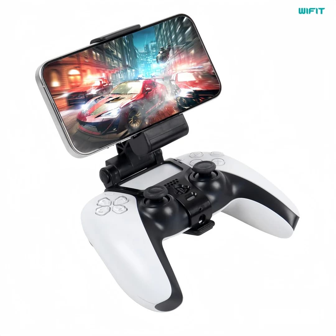 New PS5 Gamepad Clip PS5 Phone Holder Dual Adjustable Angle Desktop Metal Retractable Clip