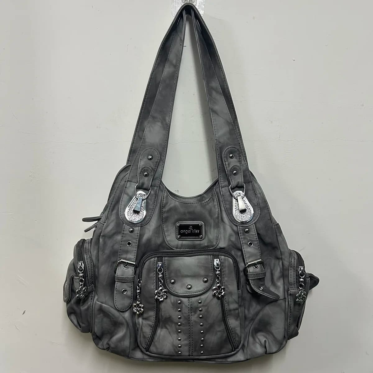 Angel kiss Bag Women Fashion Handbags Women Shoulder Bags PU Leather Handbag Female Satchel Shoulder Purse Bag bolsa feminina