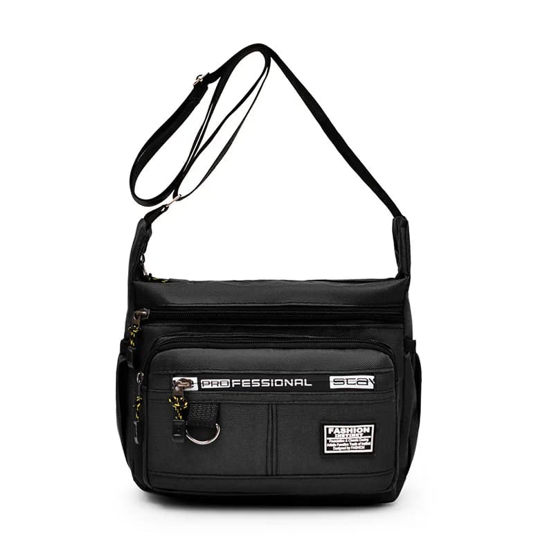Design Oxford Shoulder Bag Large Capacity Men's Casual Multi-layer Pocket Fashion Single Shoulder Crossbody Luxury Messenger Bag