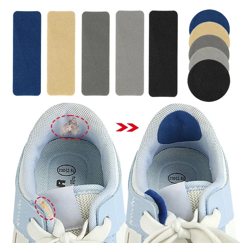 6pcs/1pack Sports Shoe Patches Shoes Damaged Side Edges Inner lining Sticker Shoe Heel Wear Repair Patch Foot Care products