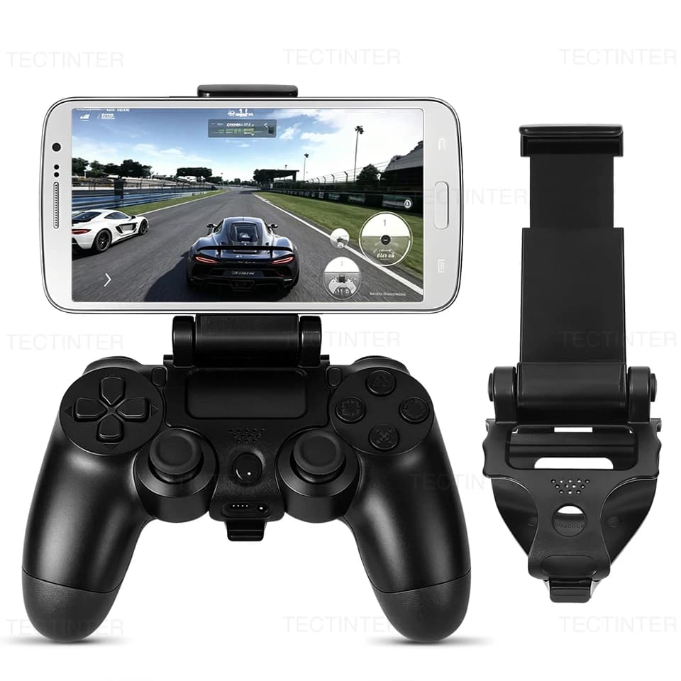 Mobile Cell Phone Stand For PS4 Controller Mount Hand Grip For PlayStation 4 Gamepad Bracket For Samsung S9S8 Phone Clip Holder