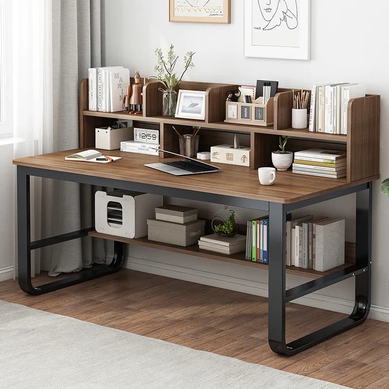 Desk bookshelf bedroom writing desk study simple desktop computer desk
