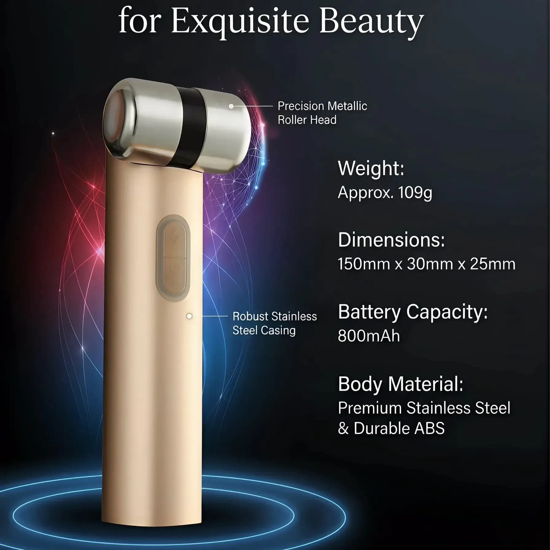 Electric Facial Massager Microcurrent Face Lifting Beauty Device Red Light Therapy Skin Rejuvenation Skin Care Tool