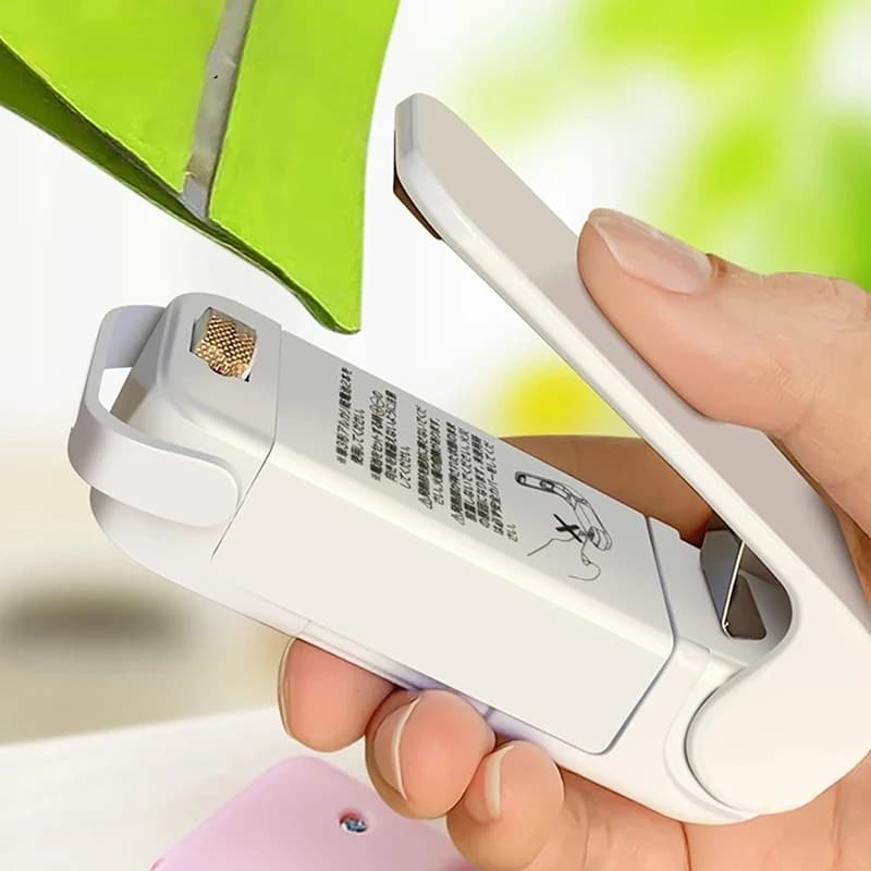 Mini Hea Bag Seal Machine Package Sealer Bags Thermal Plastic Food Bag