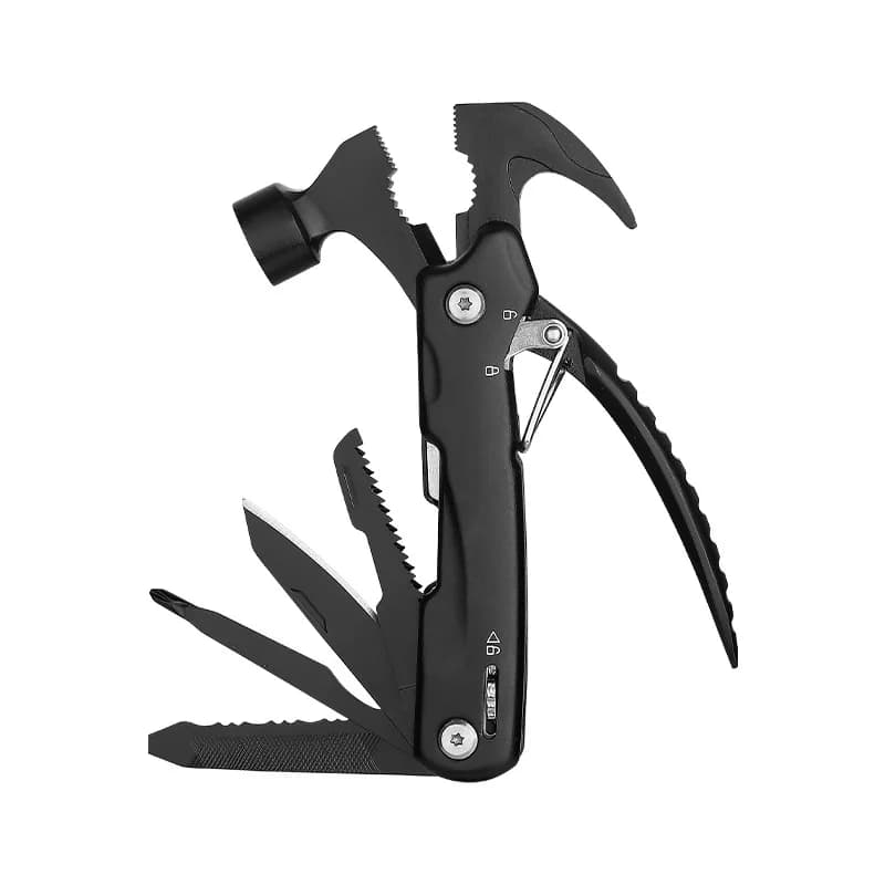 12 IN 1 Multitool Hammer Outdoor Survival Gear Tool for Camping Hunting Hiking Accessories Car Emergency Escape Tool