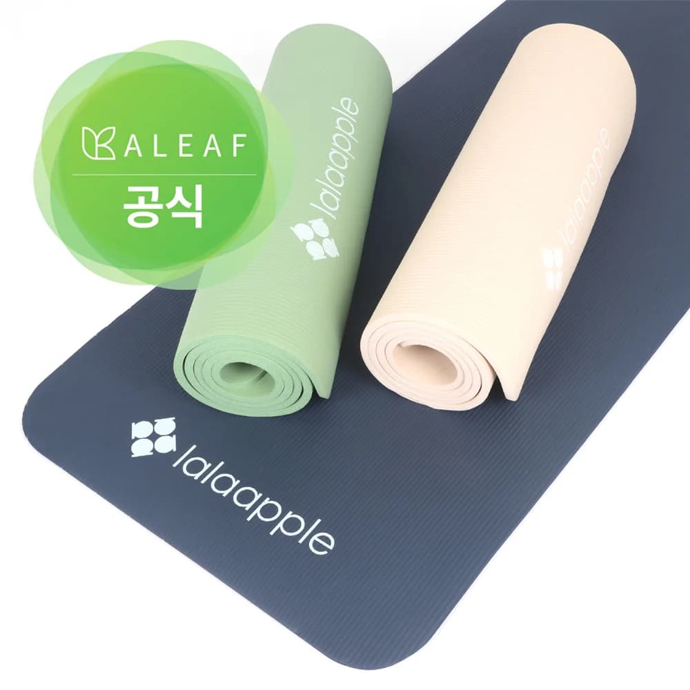 lalaapple NBR 10mm yoga mat home pilates