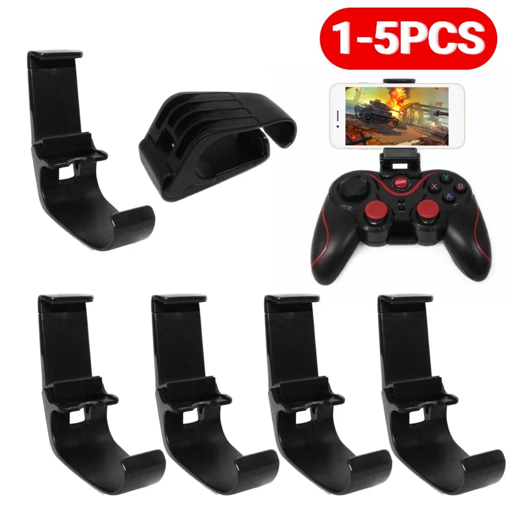 Gamepad Mount Stand Adjustable Smartphone Universal Mobile Phone Mount Bracket Controller Game Gamepad Clip Stand Holder