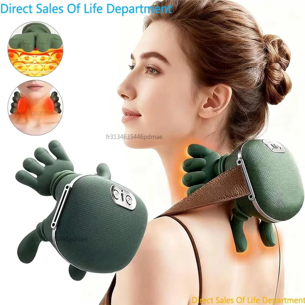 As a gift, master hand shoulder neck massager neck massager diagonal muscle neck massager gift imitation hand massage 2026