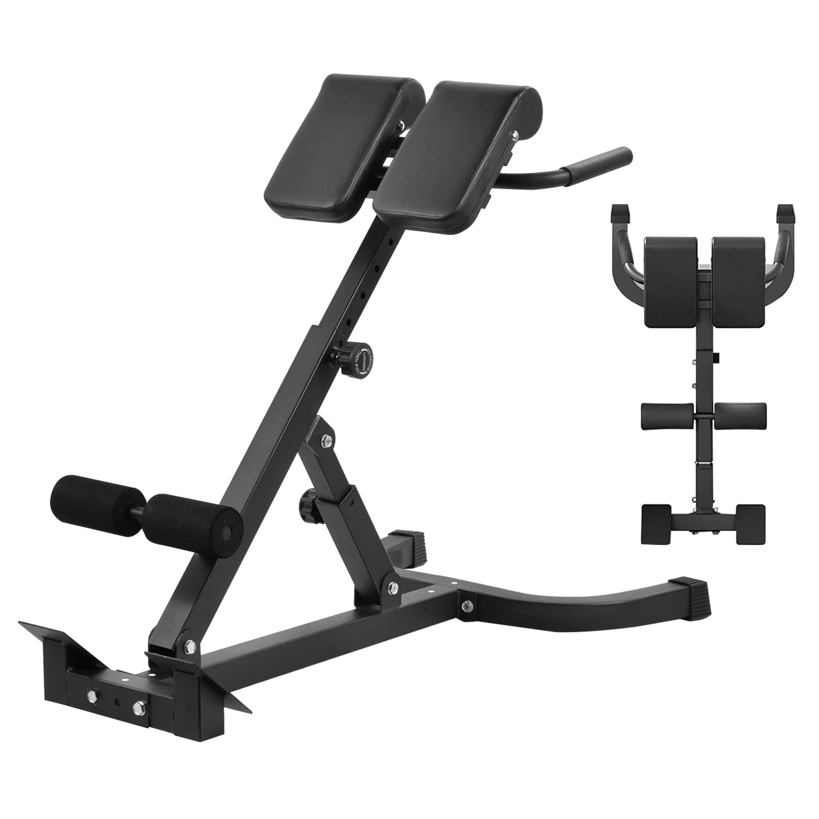 Folding Roman Chair Bench, Roman Chair Back Extension, Sit up exercise chair for Lower Abdomen Strength Training