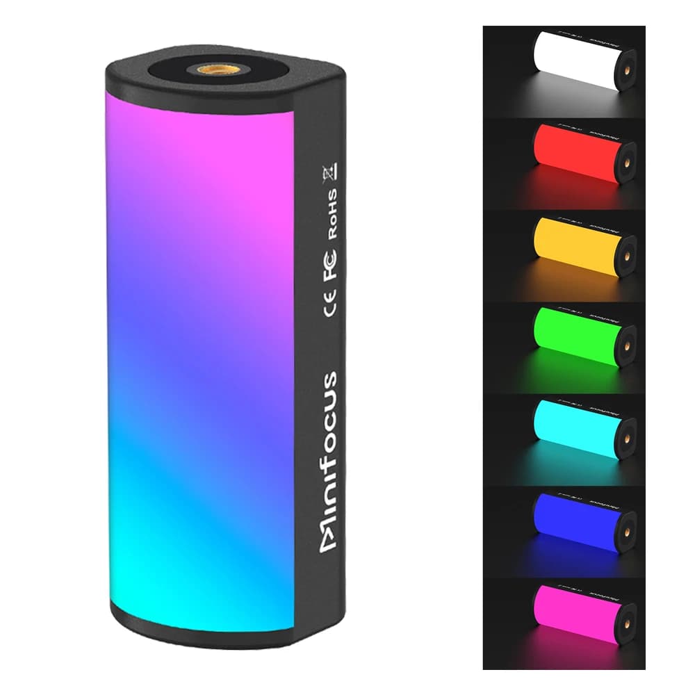 Magnetic Handheld Light Wand Full RGB Mini LED Video Light Stick Camera Tube Light for Studio Photography Tik Tok YouTube Vlog