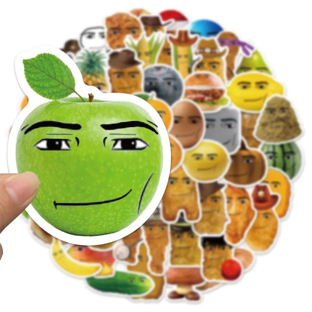58PCS Cartoon Fun and Humorous Series Stickers DIY Decoration Tablet Computer Water Cup Skateboard Toy Stickers