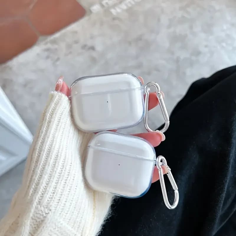 Soft Clear TPU Earphone Case For Airpods Pro 2022 Airpods 4 2024 Shockproof Transparent Cover For Airpods 1 2 3 2021 Shell Case