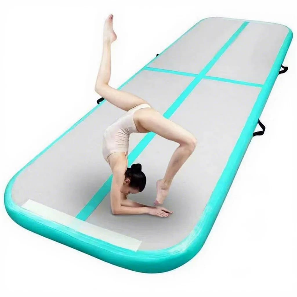 Inflatable PVC Yoga Mat-Portable Waterproof Custom Option for Gymnastics Dance Taekwondo Martial Arts Somersault Air Mattress