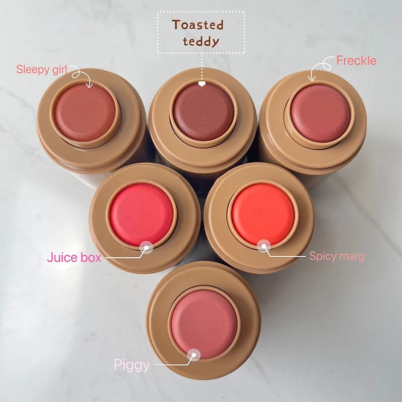 Matte Nude Pink Blush Stick – Waterproof & Long-Lasting, High Pigment, Non-Transfer for Face & Lips