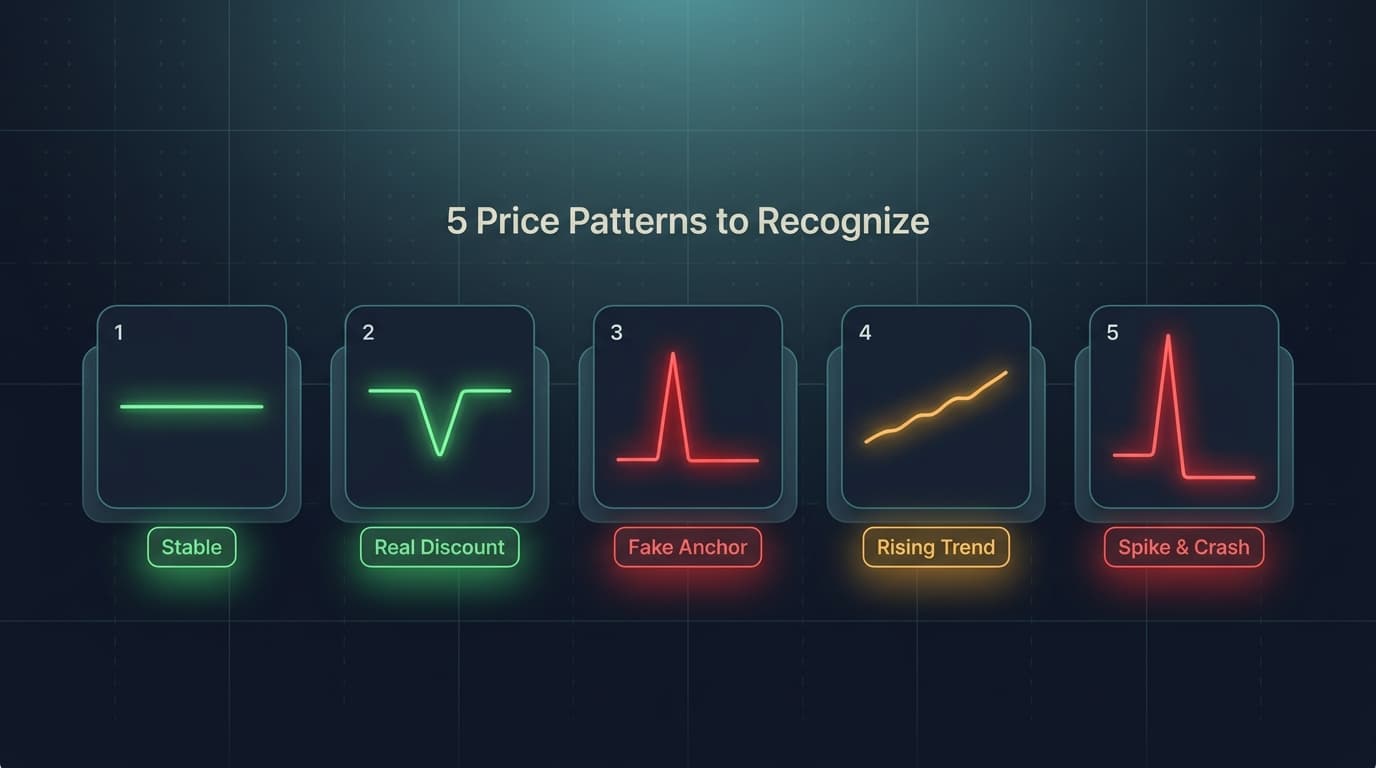 AliExpress price chart — 5 common patterns and what they mean for buyers and dropshippers