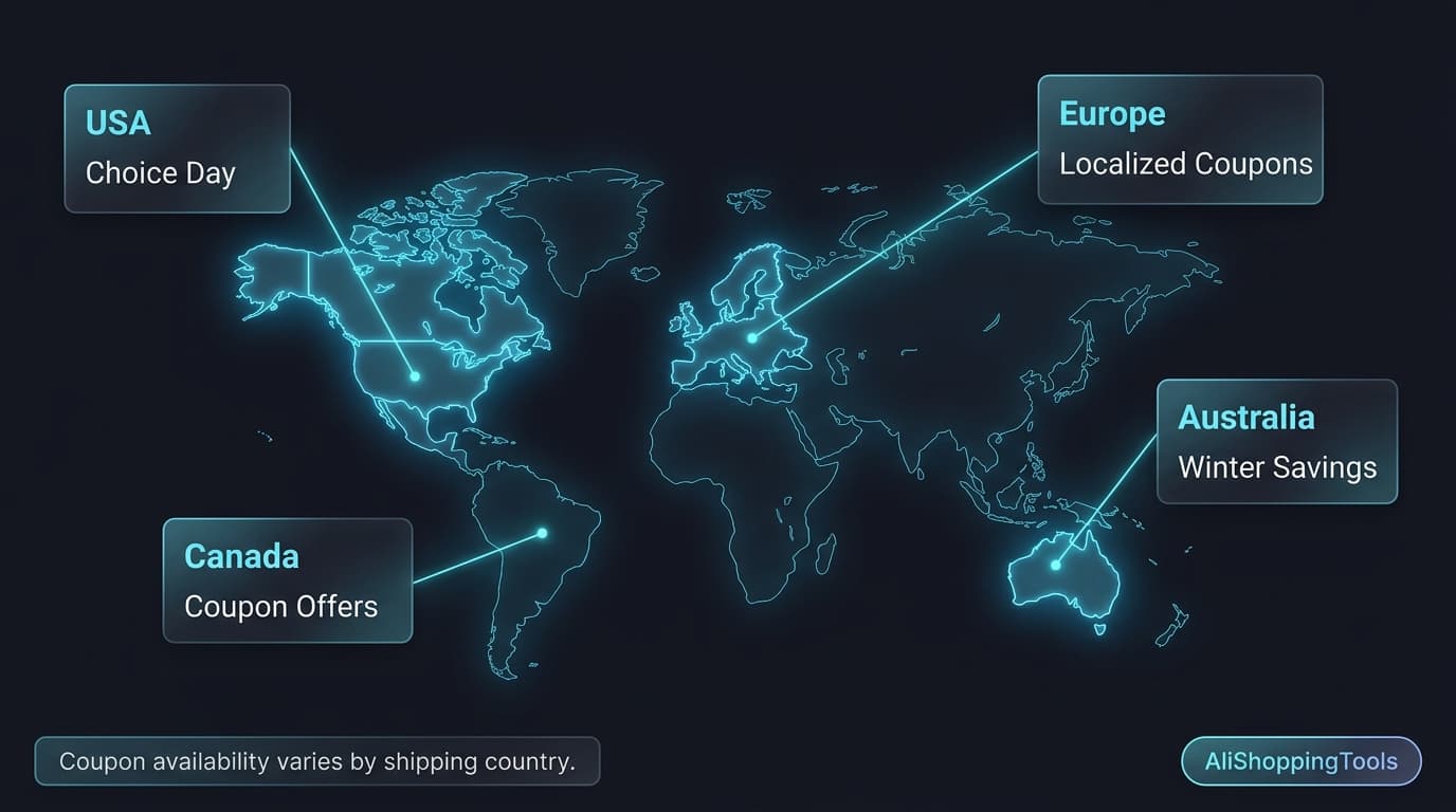 Worldwide Coupon Availability