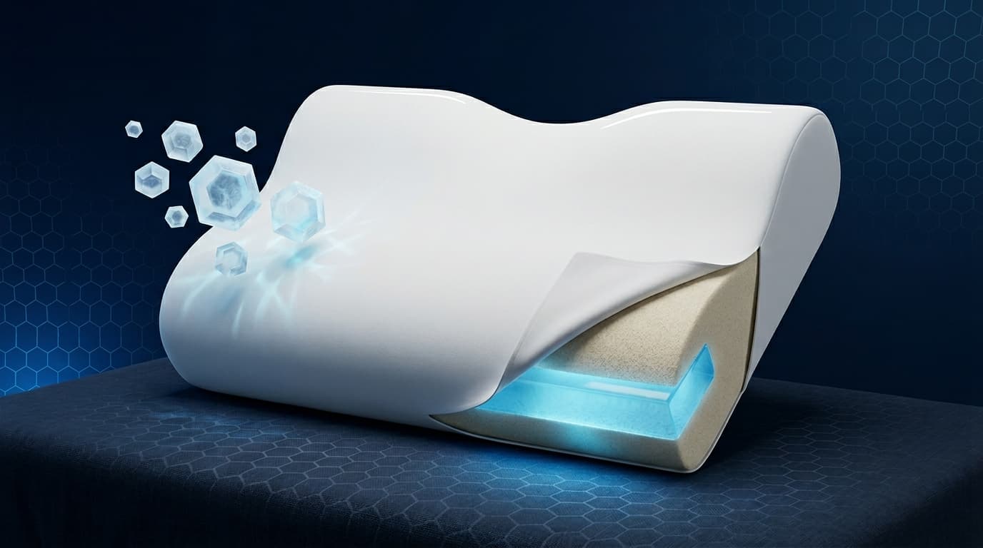 Cooling cervical memory gel sleep pillow — TikTok Shop wellness trend May 2026