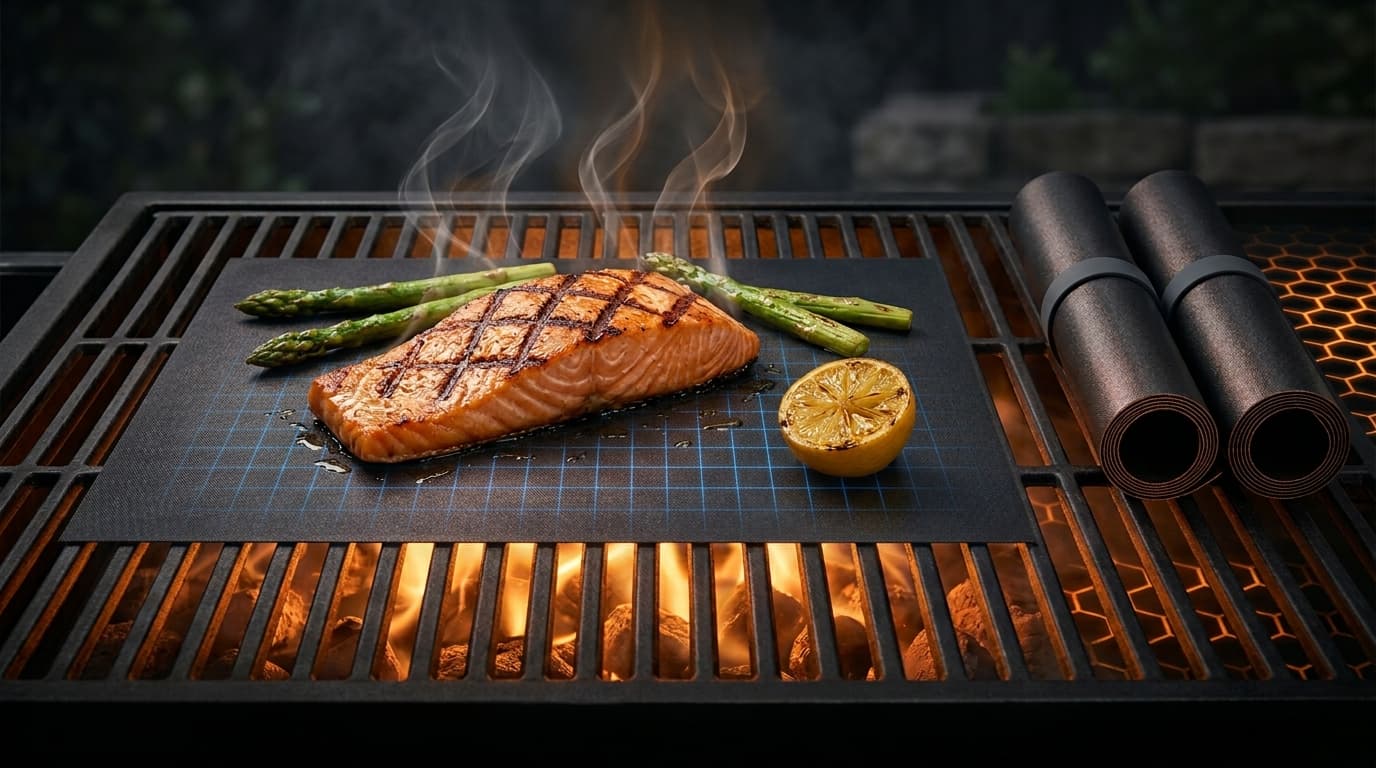 BBQ grill mat set reusable non-stick — Father's Day gift summer cookout June 2026