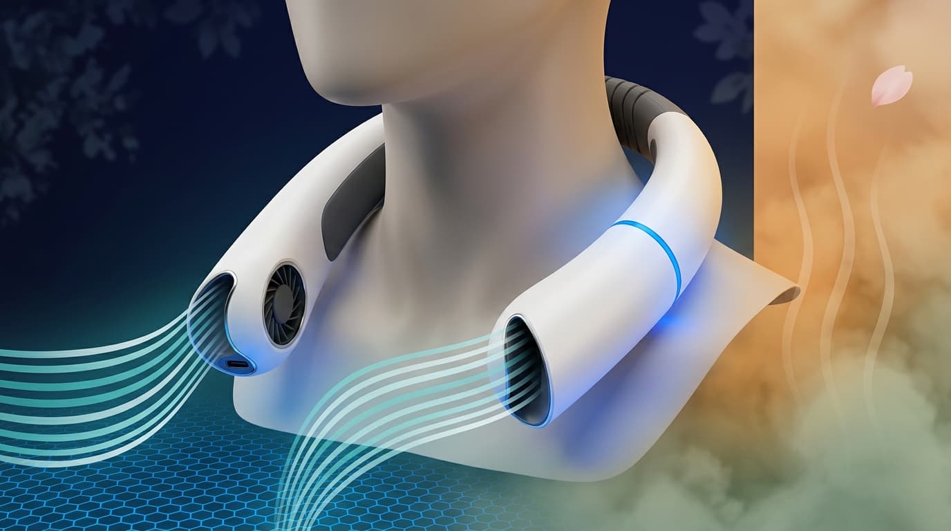Portable bladeless neck fan — top winning dropshipping product April 2026