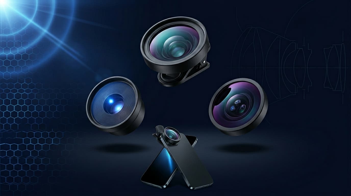 Clip-on phone camera lens kit wide macro fisheye — winning dropshipping product April 2026
