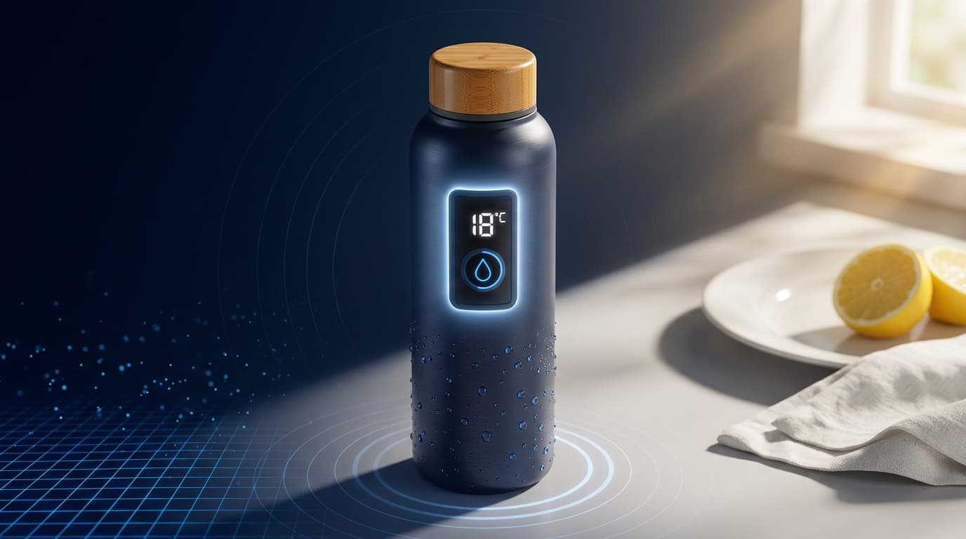 Smart water bottle LED temperature display hydration reminder — winning dropshipping product April 2026