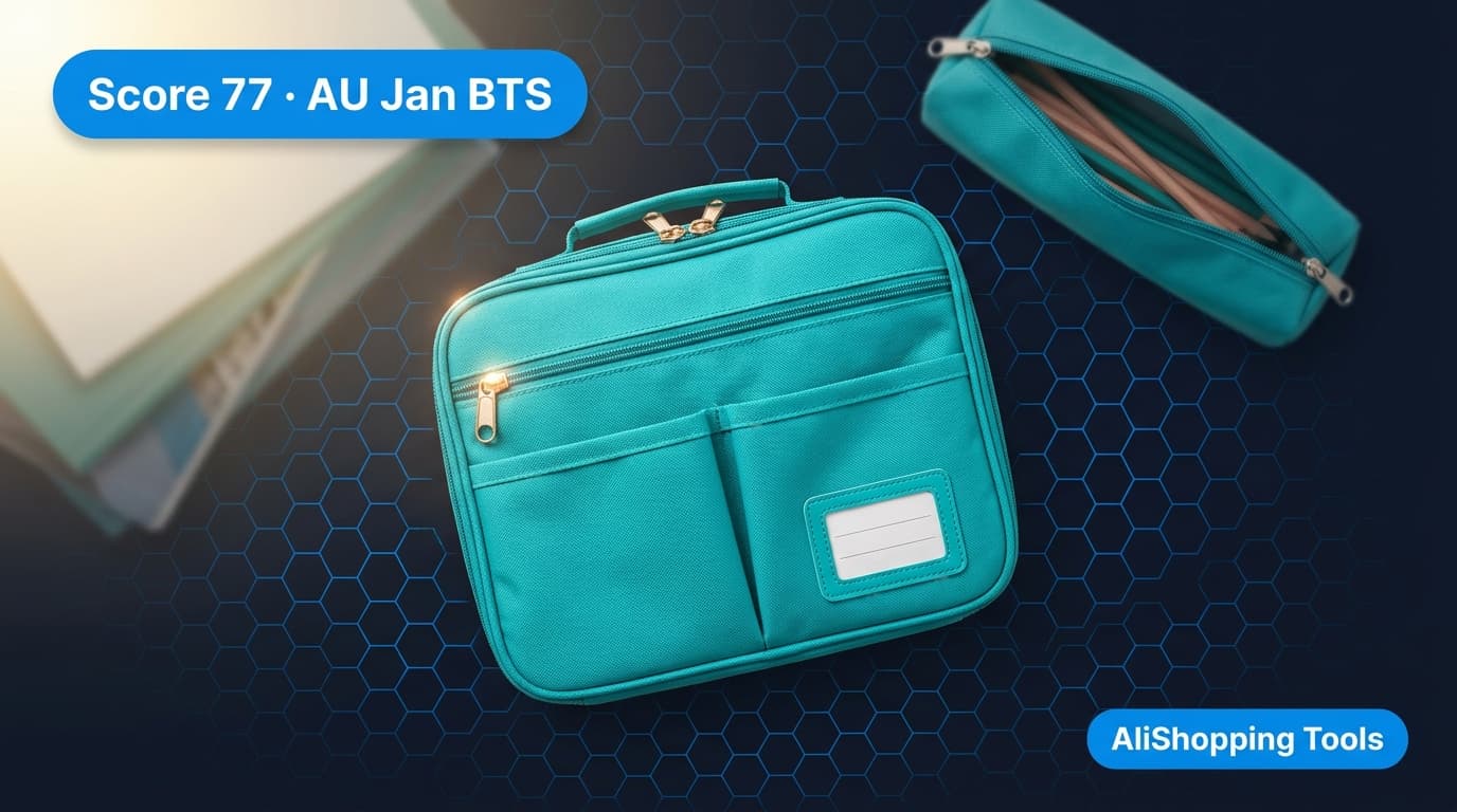 AU back-to-school multi-pocket organizer with pencil case — winning product January Australia 2026