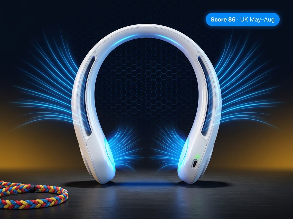 Portable neck fan for UK festival season and London commute — AliShopping Tools