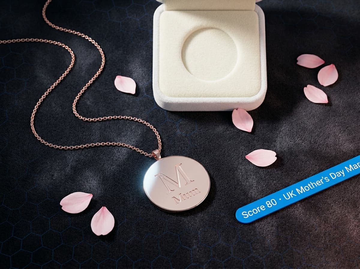 Personalized Mother's Day jewelry for UK March date with cherry blossom — AliShopping Tools
