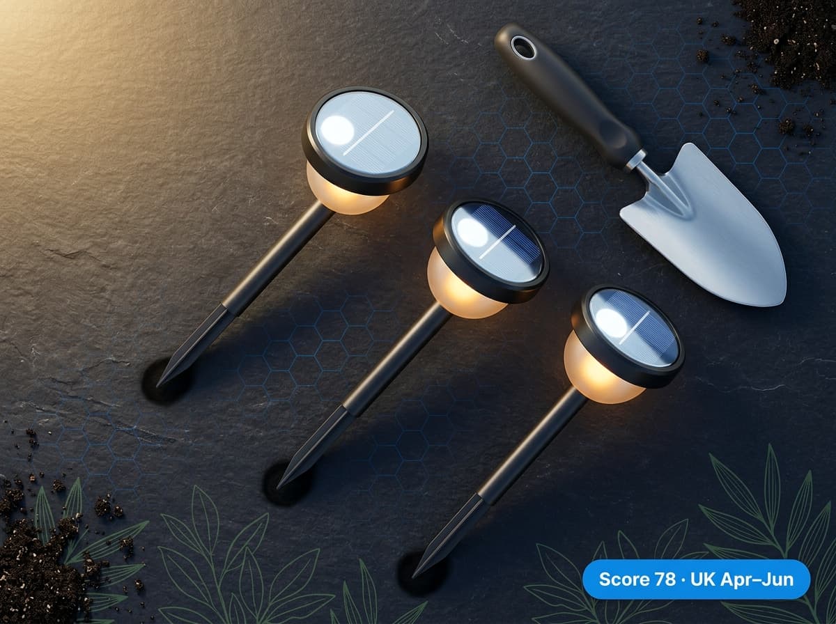 Garden and patio accessories for UK spring bank holidays — solar lights and garden trowel — AliShopping Tools