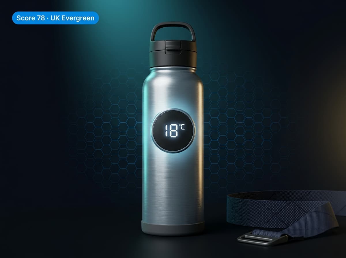 Smart water bottle with Celsius temperature display for UK gym-goers — AliShopping Tools