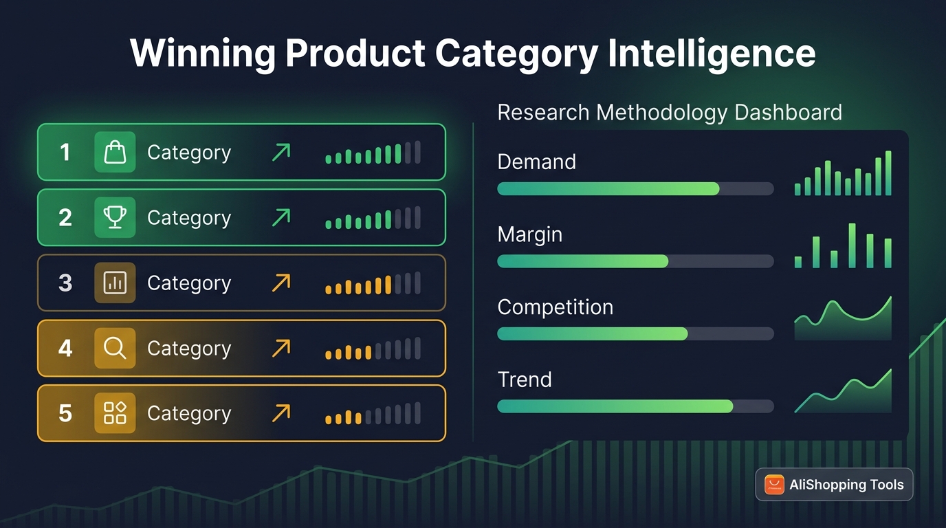 Top 20 winning dropshipping product categories Spring 2026 — demand, margin, competition scorecard