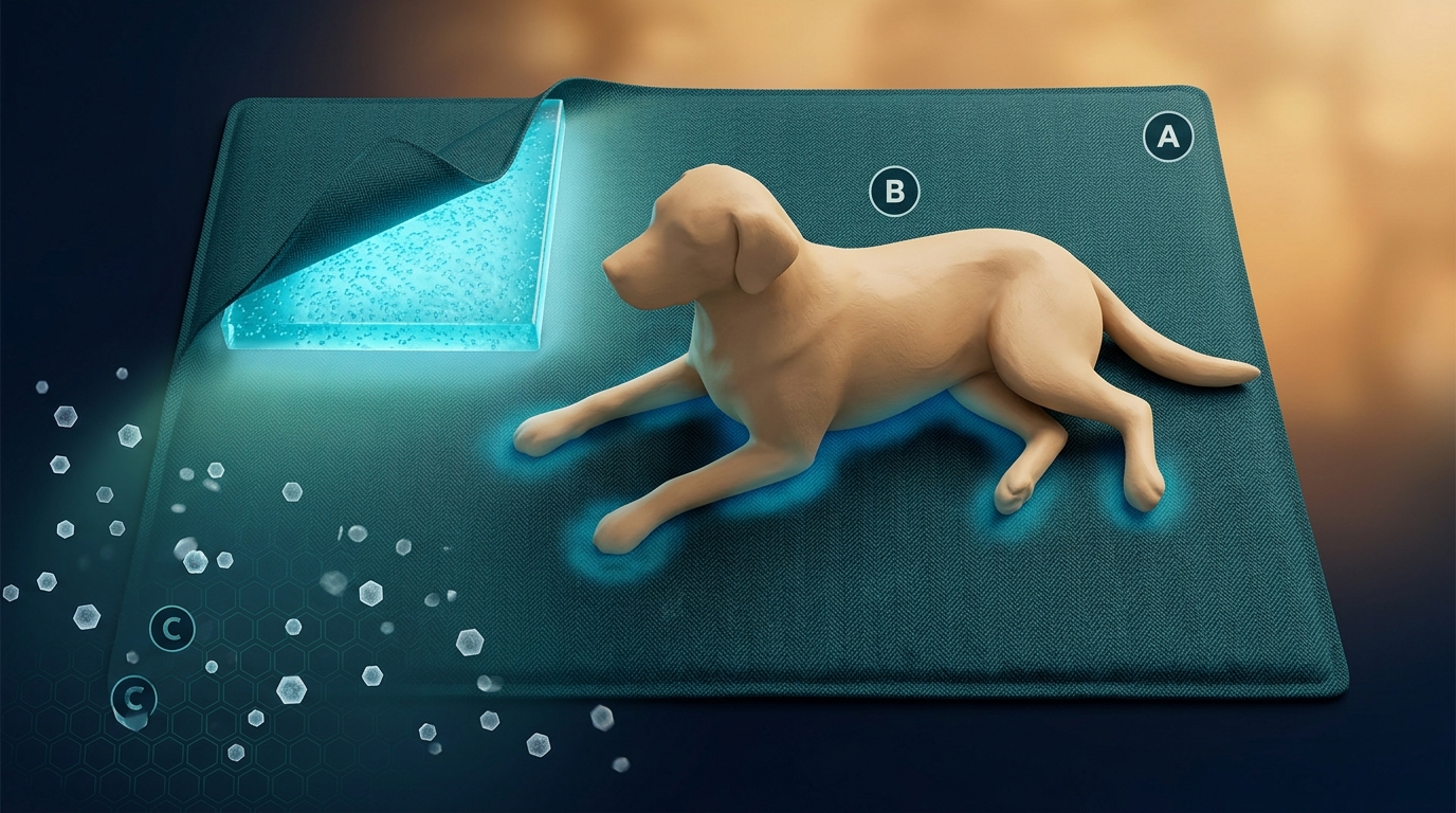 Pet self-cooling gel mat dog cat summer — winning dropshipping product April 2026