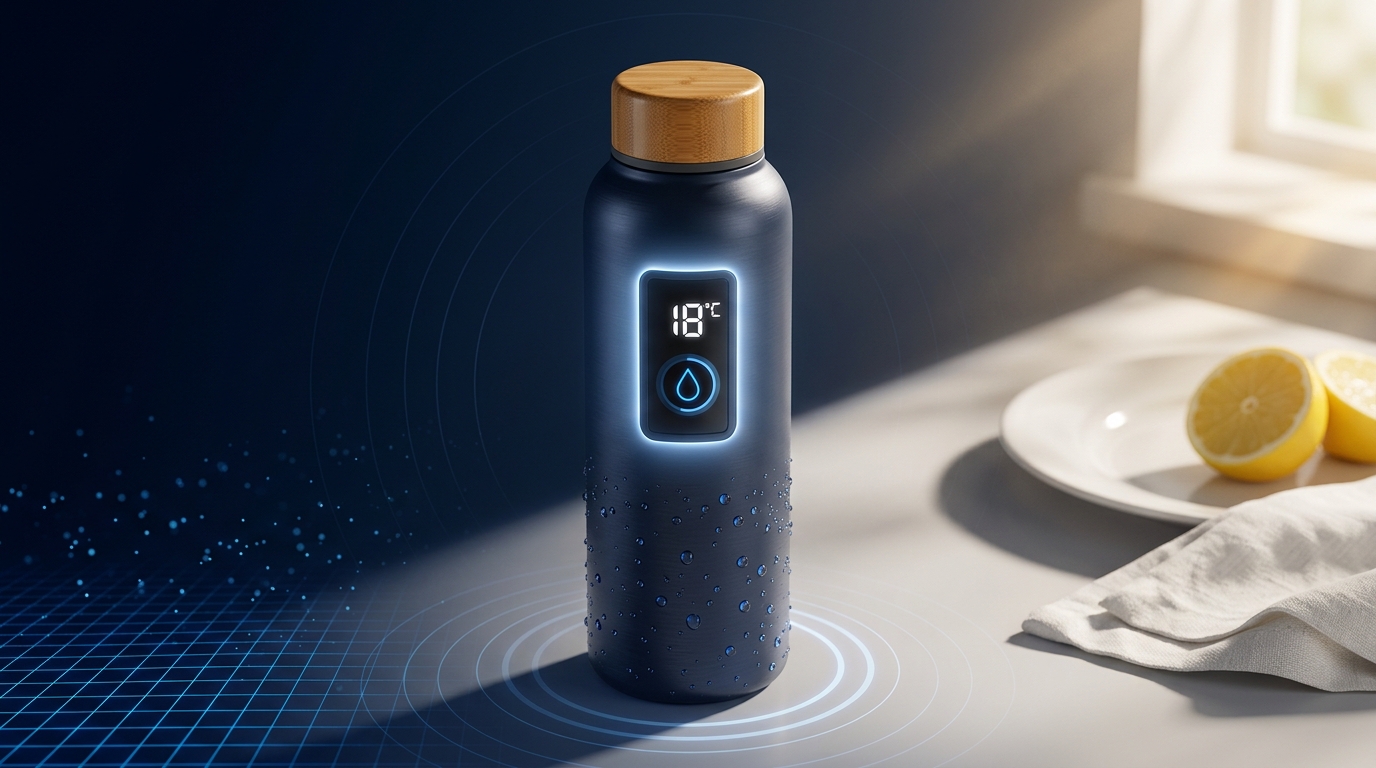 Smart water bottle LED temperature display hydration reminder — winning dropshipping product April 2026