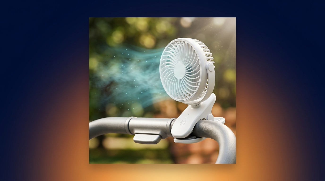 Clip-on portable stroller fan trend — cooling solution for summer 2026