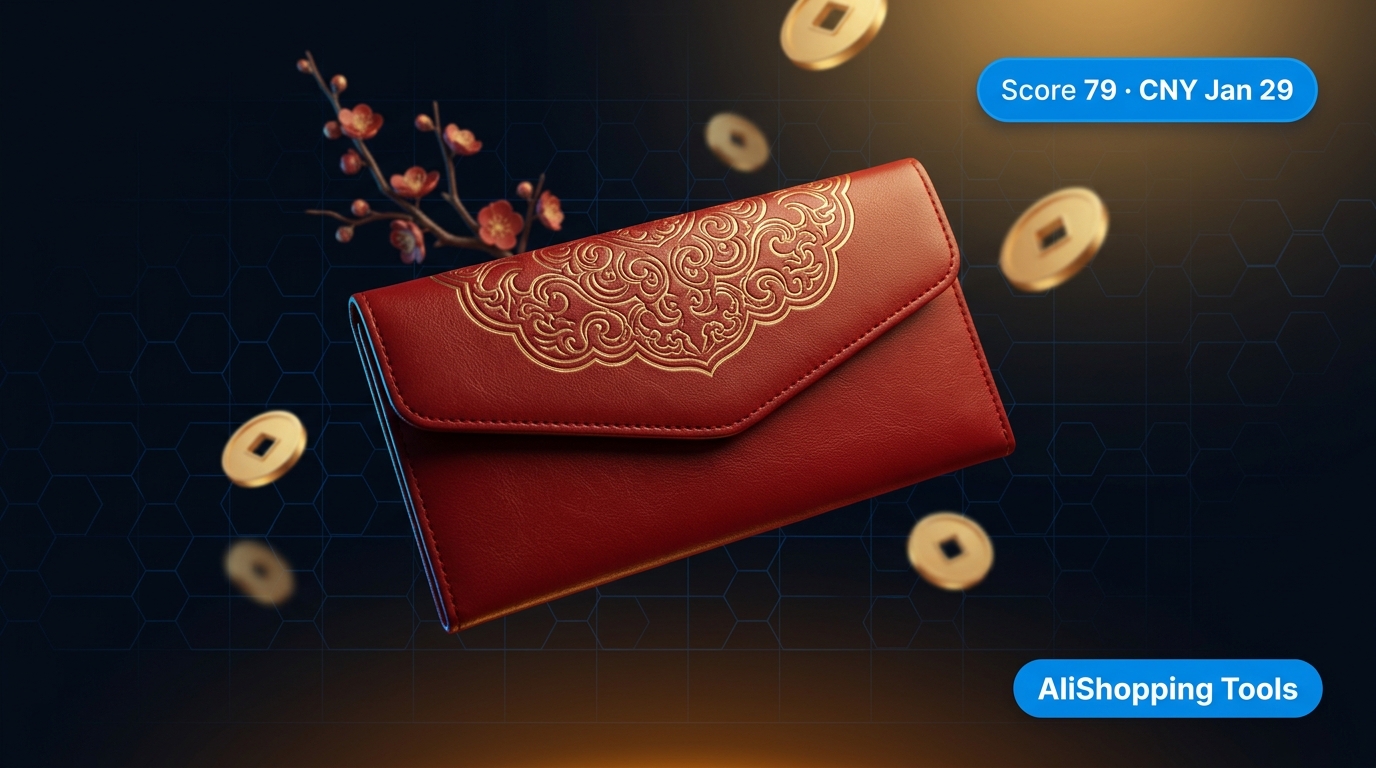 CNY red packet angpow holder set with gold embossing — Singapore Chinese New Year winning product January 2026