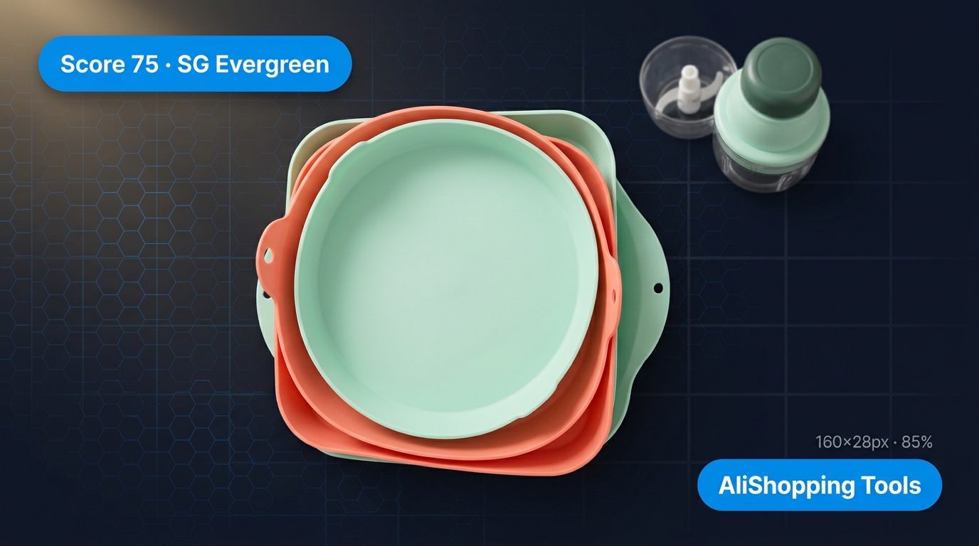 Compact HDB kitchen gadget set — silicone baking molds and air fryer liners Singapore winner 2026